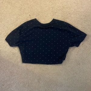 Old Navy Anchor Cropped T Shirt